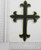 Latin Cross 6 1/2" Patch - Iron On Embroidered Applique  6 1/2" x 4 7/8" (165mm x 124mm)