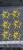 Golden Sun Face Embroidered iron On Appliques 6 Pack