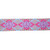 Jacquard Ribbon 1 1/8" Pink Lilac Peace