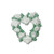 Sew on Appliques - Floral Hearts  24 Pack Measures 7/8" across x 7/8" high approx