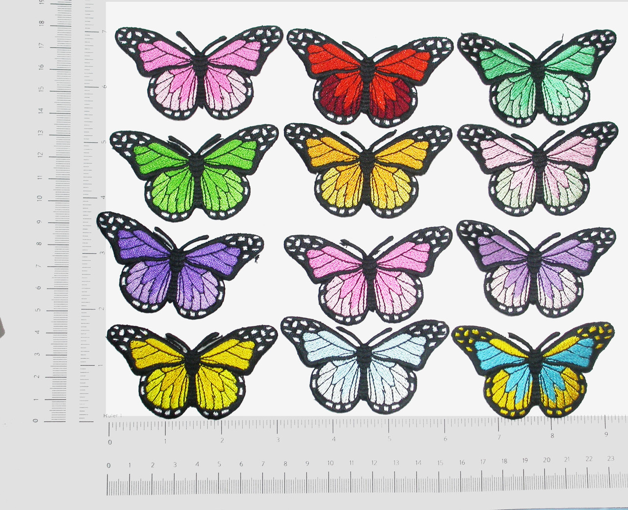  Simplicity Iron-On Appliques Monarch Butterfly 3 X1-3/4 1/Pkg,  3 x 1.75, Multicolor