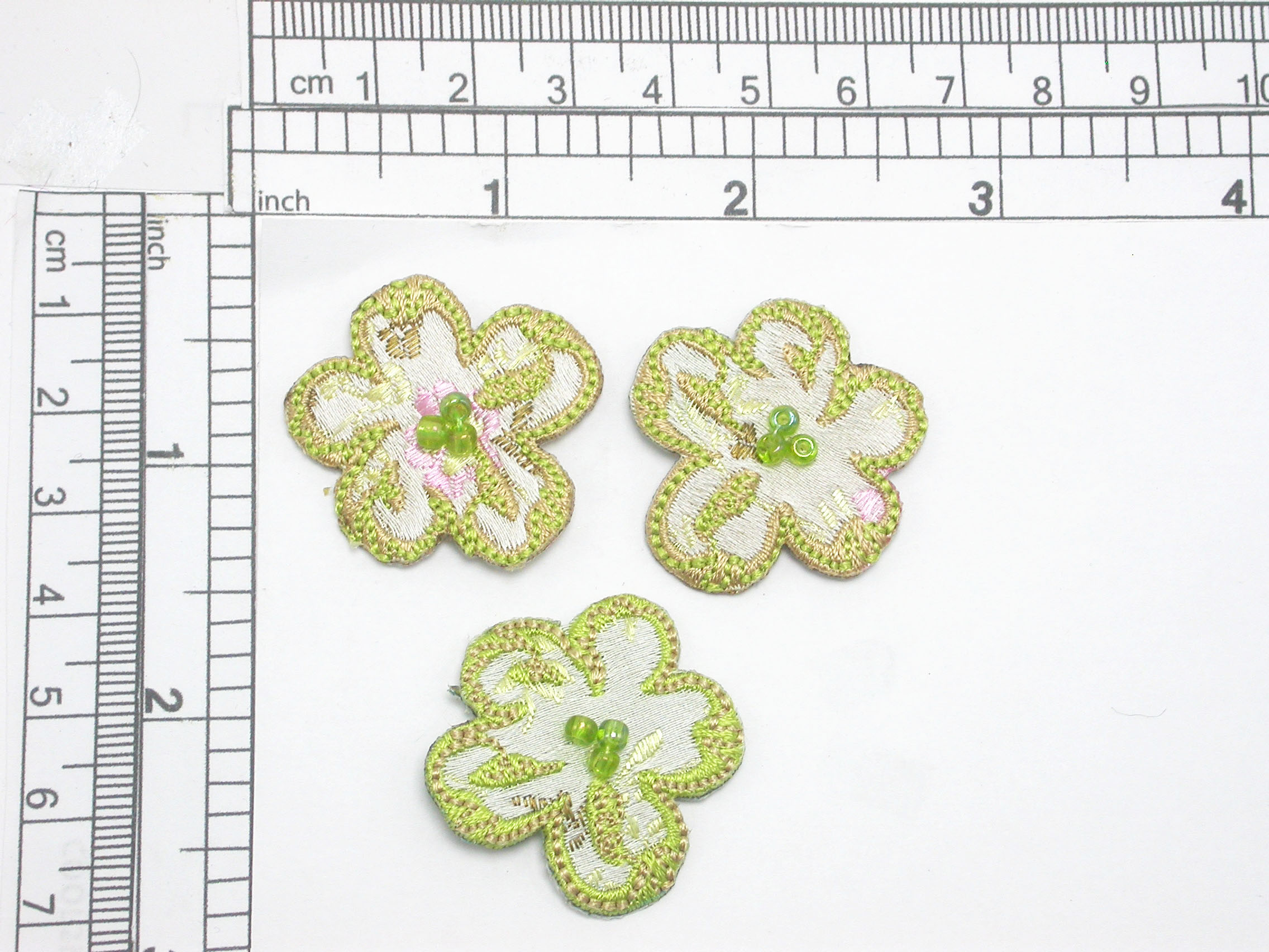 Seed Bead Flower - Patchwork Panda Trims