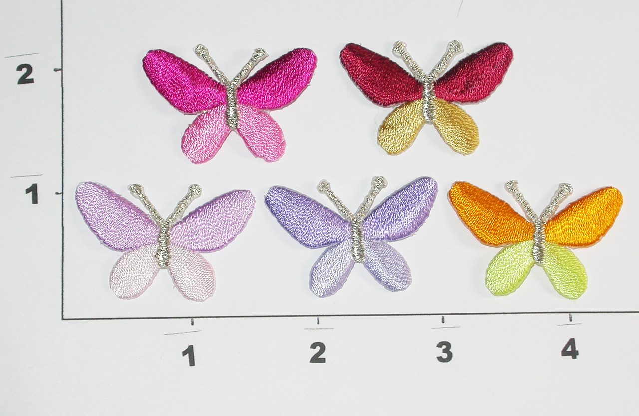 Butterfly Two Tone 1 3/8 X 7/8 *Colors* - Patchwork Panda Trims