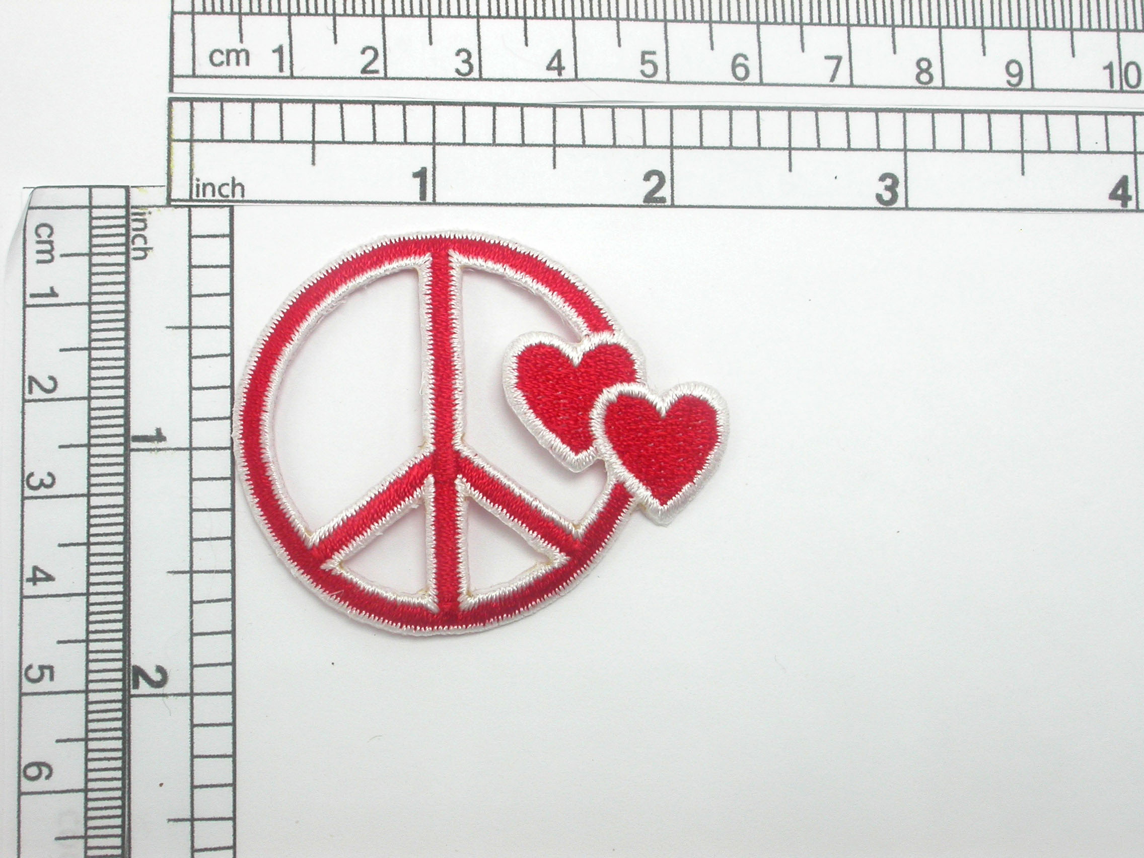 Small Tribal Heart Iron on Patch, Symbol Patch Design