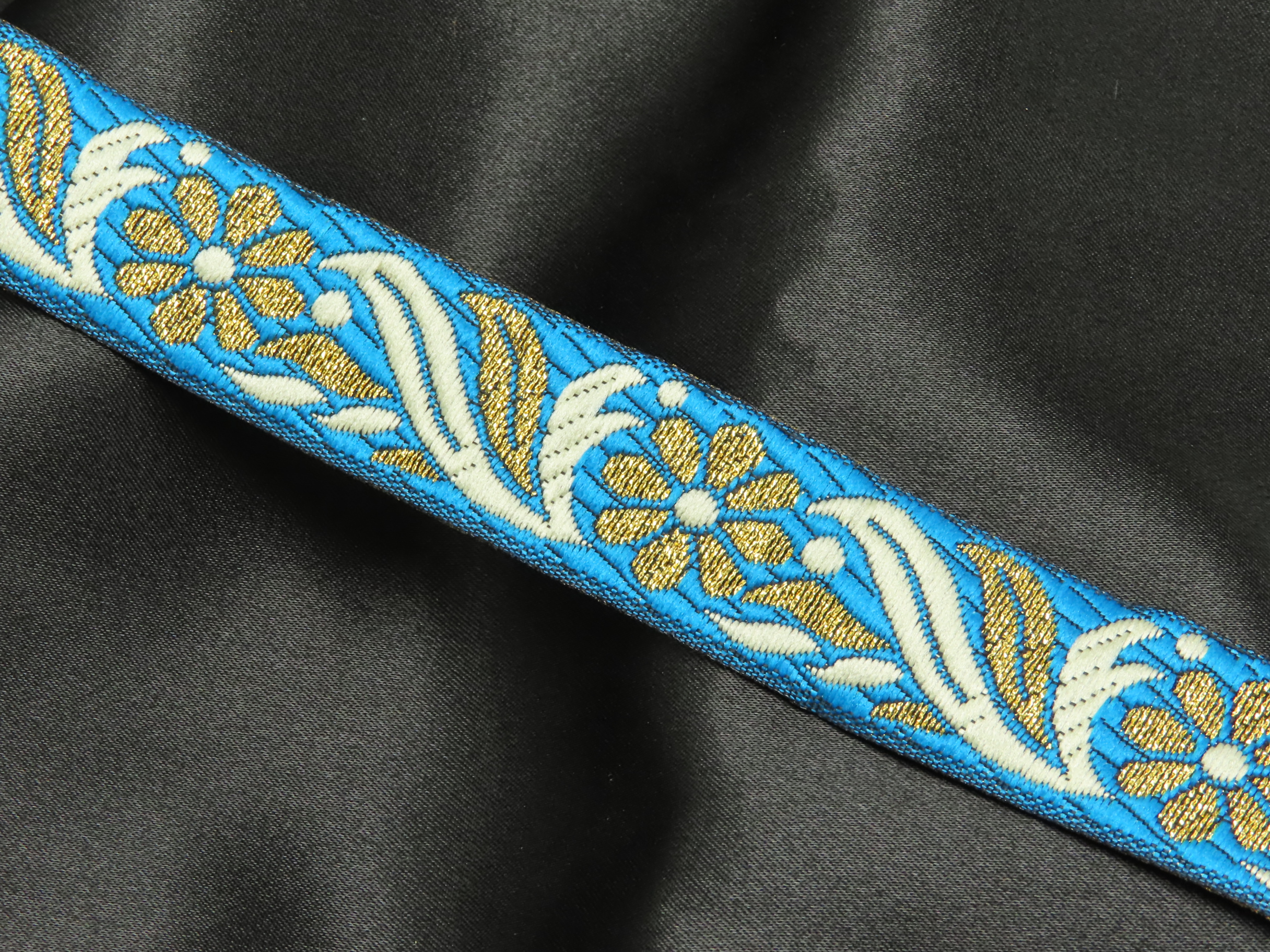 1 Yard Flower Jacquard Ribbon Geometric Woven Trim Border Embroidered  Ribbon Sewing Trim Craft Ribbon Jacquard Trim PF_ZDNC308