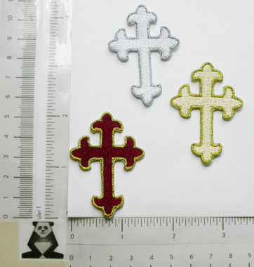 Bordered Cross Patch 2