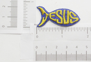 Christian Jesus Fish - Patchwork Panda Trims