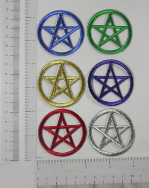 Pentagram Pentacle in Metallic