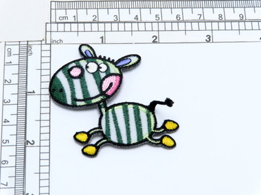 Crazy Rope Tail Zebra Applique -  Italia