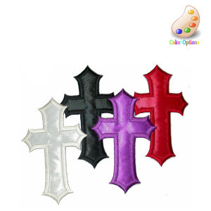 Latin Cross Patch 6 1/2 x 4 7/8 (165mm x 124mm) - Patchwork