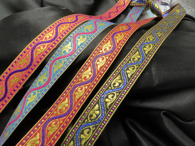 Metallic Jacquard Ribbon - Available in Two Colors – Hello Holidays