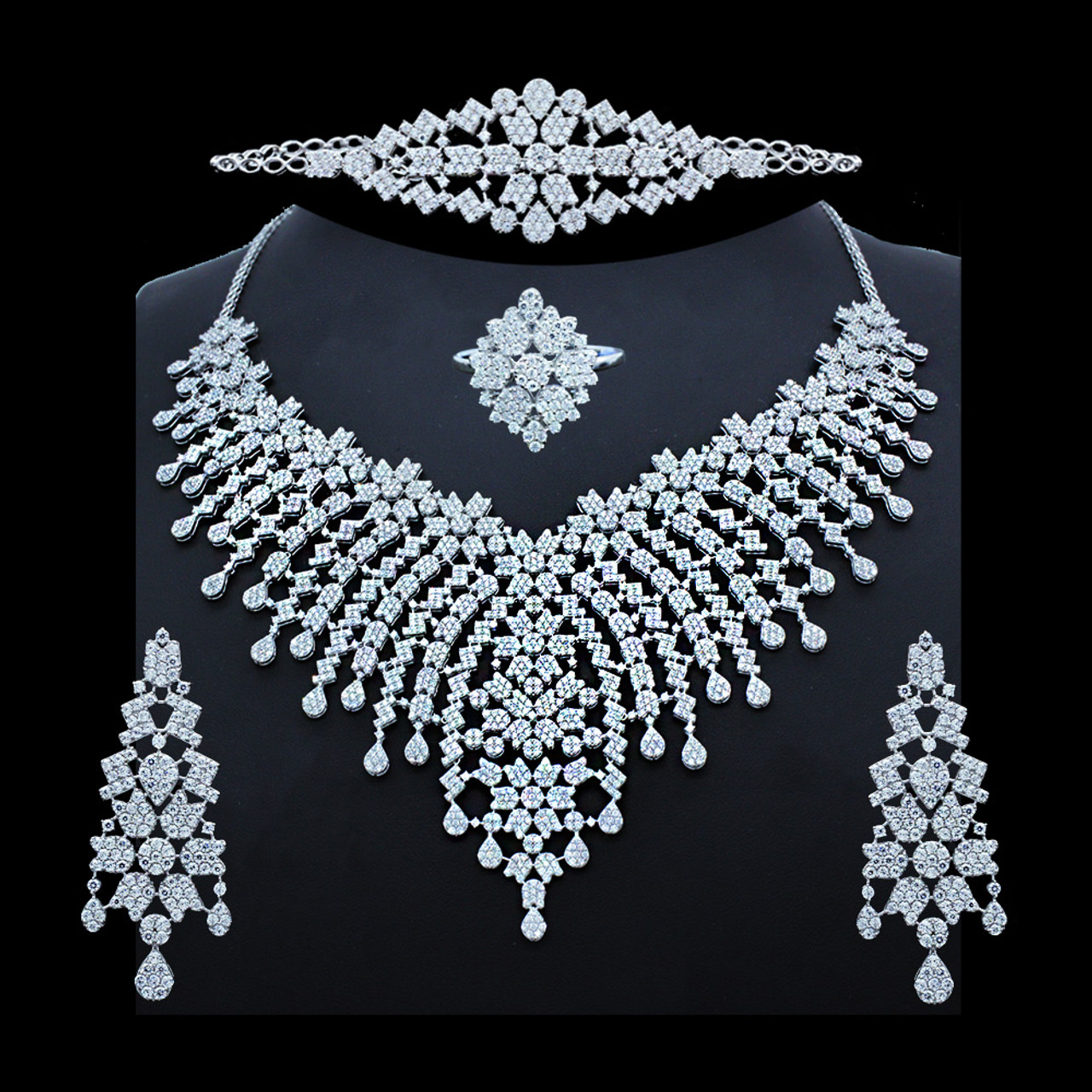 Multi-shape Diamond Necklace, Platinum & White Gold | Graff