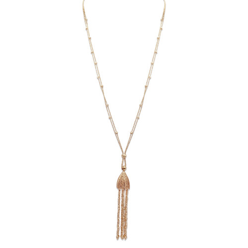 21K Rose Gold Saudi Dome Rope Necklace