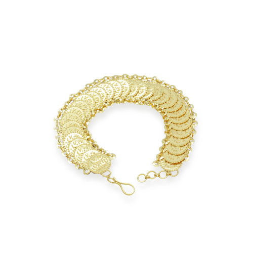 21k gold bracelet branch, weight 0.98 grams - مصاغات الأربش للذهب بالسعودية  قسم المتجر الإلكتروني