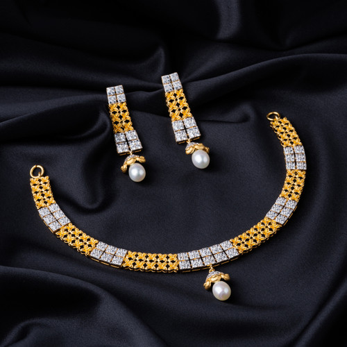 Guttapusalu Pearl Choker/polki Gold choker Necklace/Indian Choker/Sout |  Erajewels