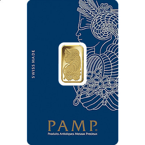 24K PAMP Lady Fortuna Gold Bar 5Grams