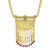 Back of 21K Yellow Gold Italian Emirati Shnaf Opera Necklace