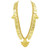 21K Yellow Gold Bahraini Coin Leaf Wedding Lariat Necklace