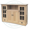 Maple Mission 4 Door 2 Drawer Bookcase