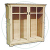 Maple Mission 2 Glass Door Bookcase