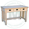 Maple Mission 3 Drawer Writing Desk