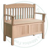 Maple Mission SpIndle Bench