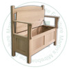Maple Mission SpIndle Bench