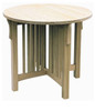 Maple Mission Horizon Round Parlor Table