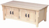 Maple Mission Horizon Coffee Table 48''W x 18''H x 24''D