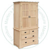 Maple Mission Horizon 5 Drawer 2 Door Armoire
