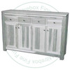 Maple New Port 4 Drawer 4 Door Sideboard