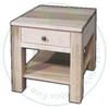 Maple New Port End Table 21''W x 21''H x 24''D