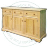 Maple Homeward 3 Door 3 Drawer Buffet