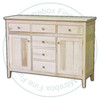 Maple Monterey Sideboard 59''W x 42''H x 19''D With 6 Drawers And 2 Doors