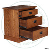 Maple Cottage 3 Drawer Night Stand