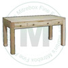 Pine New Port 2 Drawer Computer Desk