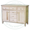 Pine Monterey Sideboard 59''W x 42''H x 19''D With 6 Drawers And 2 Doors