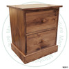 Pine Cottage Night Stand 20''W x 28''H x 19''D With 2 Drawers
