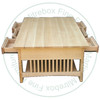 Oak Mission Horizon 6 Drawer Coffee Table