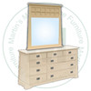 Oak Mission Horizon Landscape Mirror