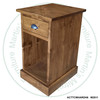 Oak Cottage Night Stand 20''W x 28''H x 19''D With Drawer