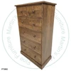 Oak Cottage 6 Drawer Highboy
