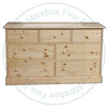 Oak Cottage Dresser 62''W x 37''H x 19''D