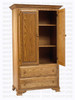 Maple Country Lane Armoire Plain Top 20''D x 36''W x 74''H