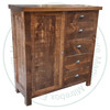 Pine Frontier Gentlemans Chest 50''W x 53''H x 20''D