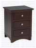 Maple Montana Nightstand 3 Drawers 18''D x 20''W x 28''H