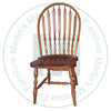 Maple Fancy Arrow Side Chair Has Wood Seat