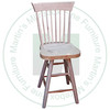 Maple City No Swivel 30'' Bar Stool Has Wood Seat