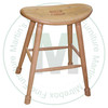 Maple Saddle 30'' Barstool Has Wood Seat