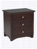 Oak Montana Nightstand 3 Drawers 18''D x 26''W x 28''H